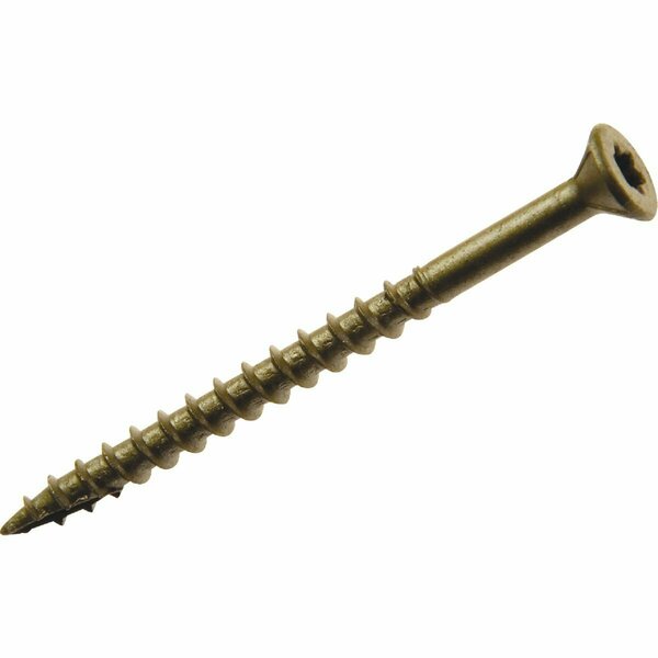 All-Source #8 x 2 In. Gold Star Bugle-Head Wood Exterior Screw 1 LB. 758413
